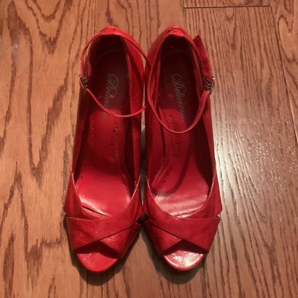 👠 Delicious red platform heels 👠 Size 7 - Great condition - Pinup Style - Picture 2 of 5